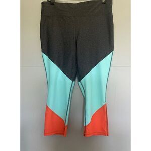 Xersion Women Multicolored Cropped Leggings Size LT